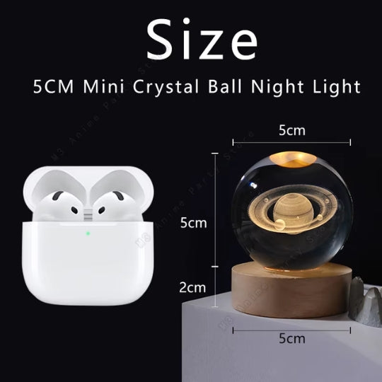 Lámpara Bola de cristal 3D
