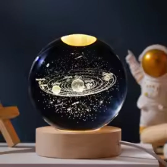 Lámpara Bola de cristal 3D